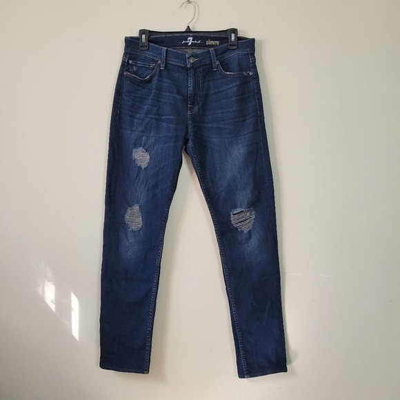 7 For All Mankind Other - 7 For All Mankind Slimmy Breath Slim Straight Jean
